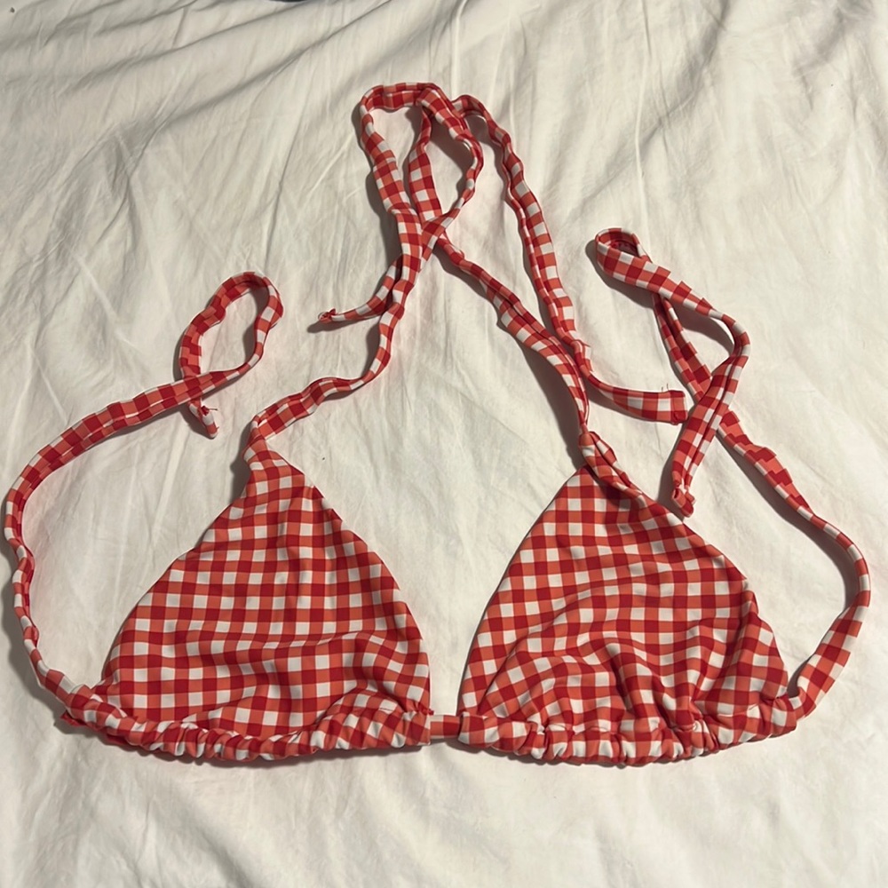 NWOT Show Me Your Mumu Checkered Bikini Top